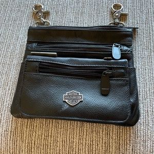 Leather hip bag